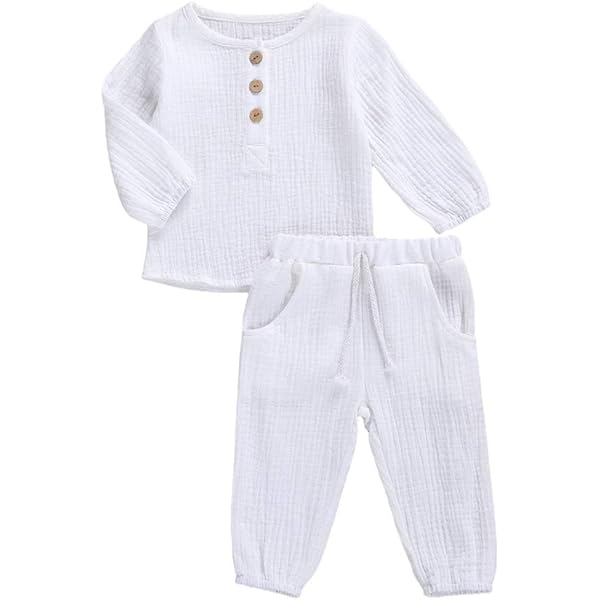 Amazon.com: KtwHarnu Toddler Baby Boy Girl Clothes Cotton